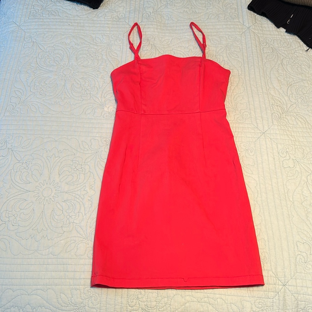 Bodycon forever 21 small pink-orange dress
